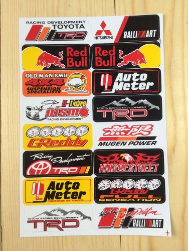 Motorcycle racing decals helmet motocross bike atv stickers