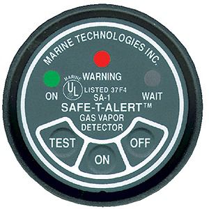 New safe-t-alert gas fume vapor detector in-dash 2&#034; instrument case sa-1