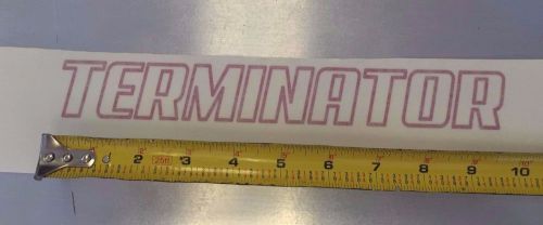 Mustang decal terminator cobra svt 2003 2004 ford open or solid letter exterior