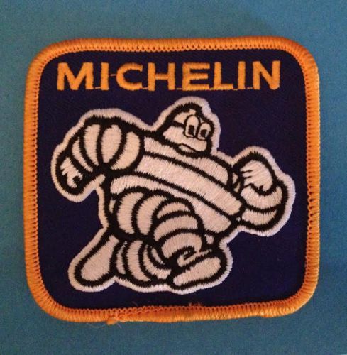 Rare vintage 1970's michelin tires racing suit car club jacket hat patch crest