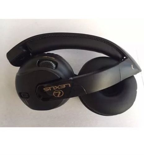 Lexus lx570 2010-2015 genuine oem wireless headphones cushioned leather black