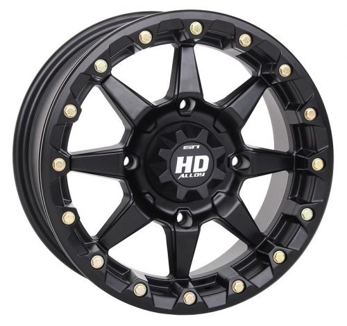 Sti hd5 beadlock matte black atv wheel 15x7 4/156 - (5+2) [15hb523]