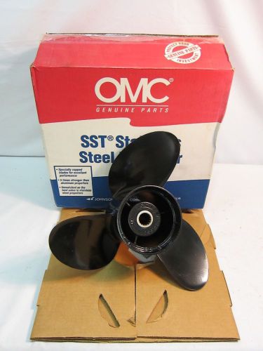 New genuine oem omc evinrude 431930 0431930 lh propeller 15 x 17 3 blade black