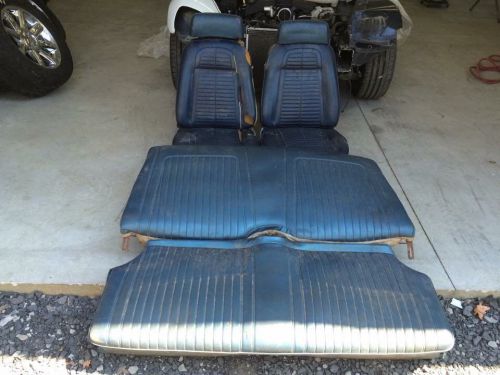 1969 camaro firebird seat set front and rear