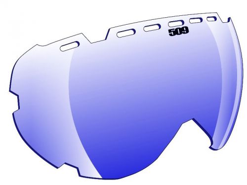 509 aviator snow snowmobile goggle replacement lens - blue mirror / blue tint