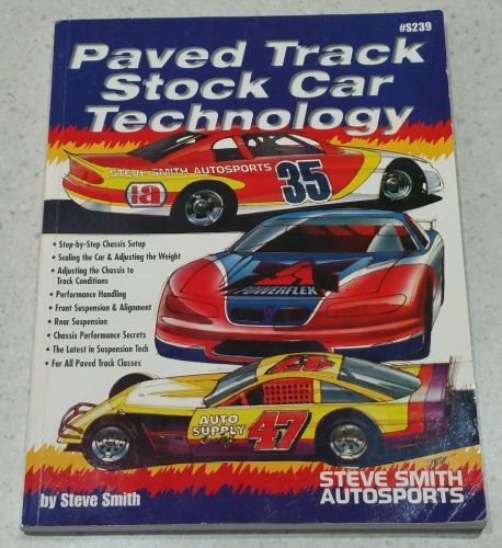 Paved track stock car technology, steve smith #s239