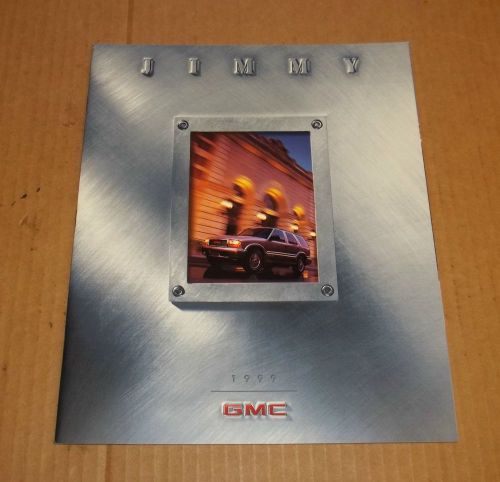 1999 gmc jimmy 29-pg. sales brochure #105-99 nos new! excellent condition