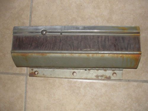 1968 ford fairlane glove box door with woodgrain