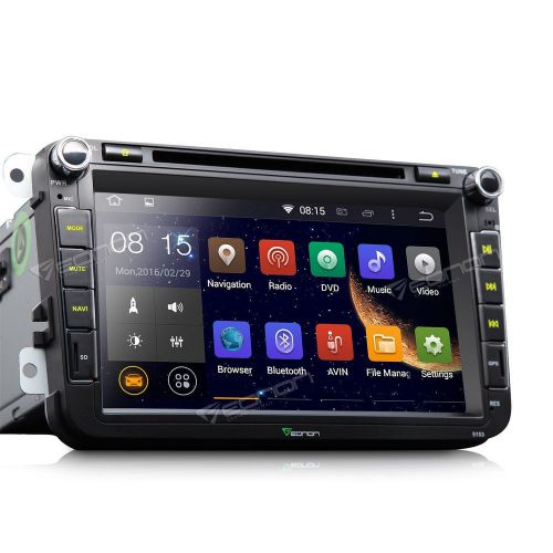 Us android 4.4 8&#034; car stereo dvd player gps u bluetooth usb sd for volkswagen vw