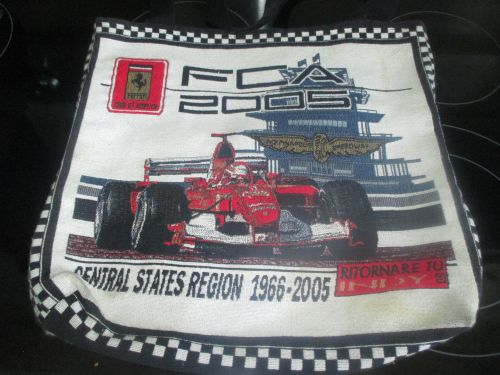 Ferrari club of america 2005 indianapolis annual meet tote bag "indy"