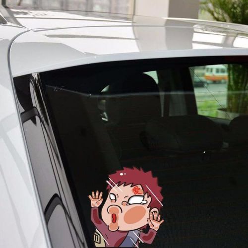 Fox naruto gaara hit climb glass windows random body truck decals car stickers