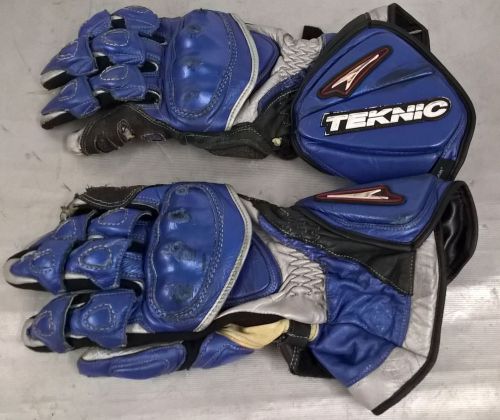 Teknic kevlar 2074 violator motorcycle gloves size med good condition