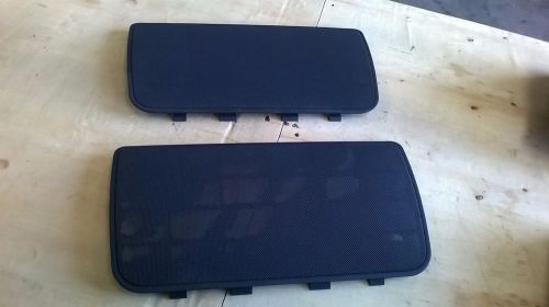Bmw e38 740i 740il 750il subwoofer covering speaker cover black pair 51438174161
