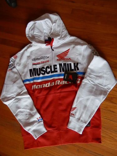 Brand new factory honda muscle milk team issue sweatshirt size large hrc