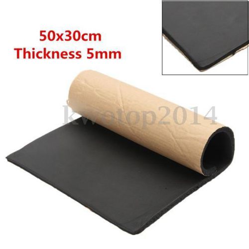 1Pc 50x30cm 5mm Self Adhesive Car Sound Proofing Deadening Insulation Cotton, US $2.99, image 1