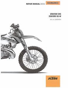 KTM service repair manual book 2016 250 EXC, 300 EXC, 250 XC-W & 300 XC-W, US $20.00, image 2