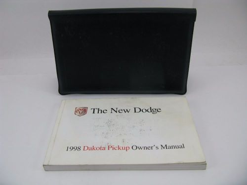 Dodge dakota 1998 98 owners manual cover book free shipping truck guide