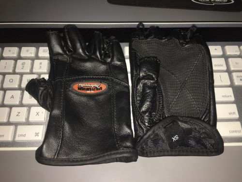 New Harley Davidson Womens XS fingerless gloves 98304-12VW, image 1