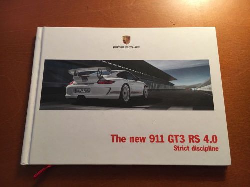 Porsche gt3 rs 4.0 brochure book