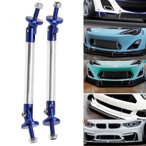 Universal front rear bumper lip rod splitter strut tie bar protector support kit