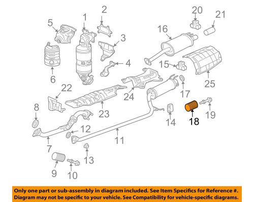 Honda oem exhaust-front pipe spring 18230sv4000