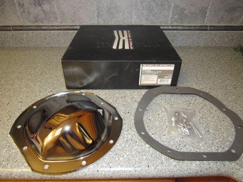 Spectre 6073 chrome steel differential cover ford 10 bolt 7.5 1979-2003 mustang