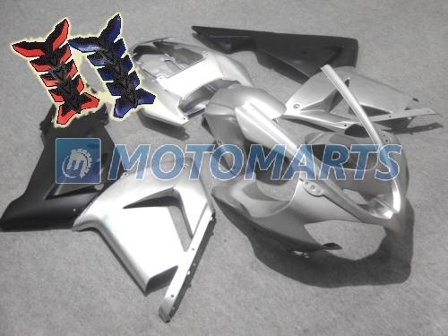 Free tank pad x2! aftermarket fairing kit for kawasaki ninja zx10r 2004 2005 lsi
