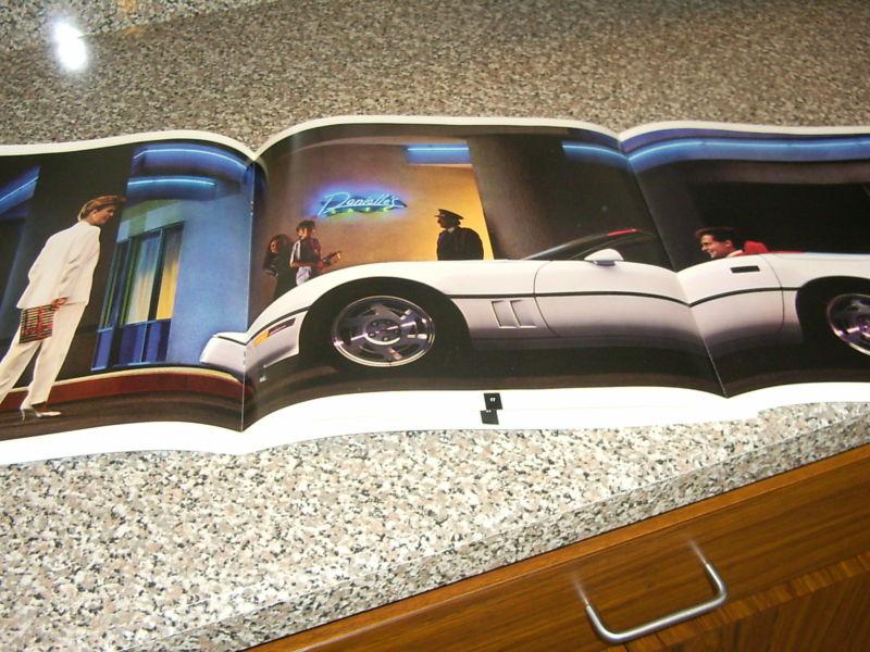 Brand new in original envelope - 1990 chevrolet corvette booklet - 30 pgs.