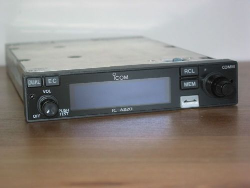 ICOM-IC-A220 VHF COM RADIO !!! VERY NICE ICOM IC A 220 !!! P/N IC-A220T-0-00 !!, US $1,195.00, image 3