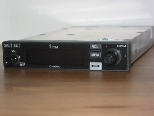 ICOM-IC-A220 VHF COM RADIO !!! VERY NICE ICOM IC A 220 !!! P/N IC-A220T-0-00 !!, US $1,195.00, image 7