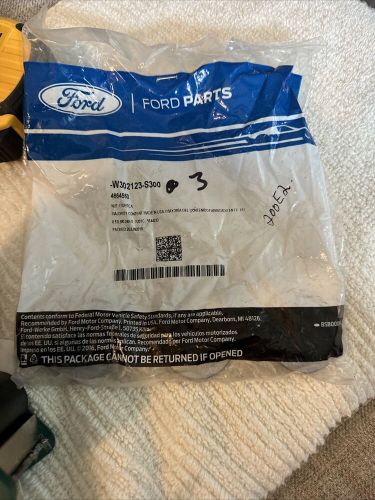 3  genuine oem ford w302123-s300 nut 06-12 fusion milan lincoln mkz zephyr nos