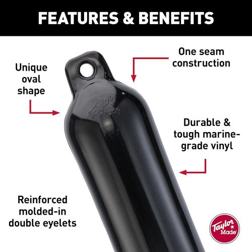 Taylor Made Products 8.5" x 26" Hull Gard Inflatable Vinyl Boat Fender 71028, US $49.95, image 5