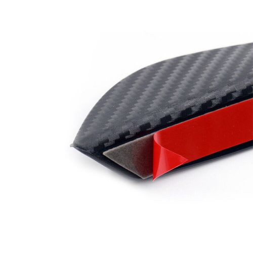 6pcs Universal Carbon Fiber Car Front Bumper Fin Spoiler Canard Refit Kits-Black, US $11.98, image 3