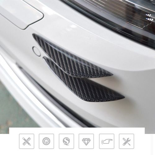6pcs Universal Carbon Fiber Car Front Bumper Fin Spoiler Canard Refit Kits-Black, US $11.98, image 8