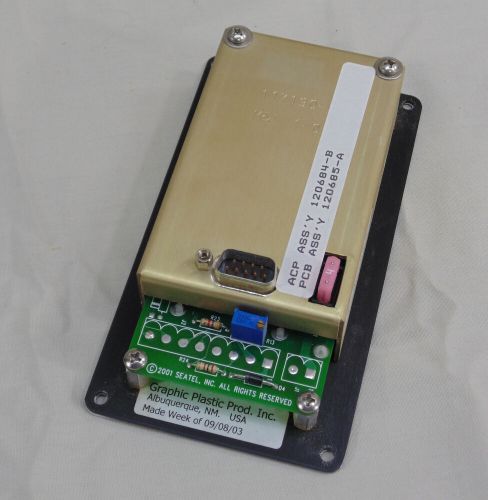 Sea tel wavecall marine satellite tv antenna control unit panel 117190