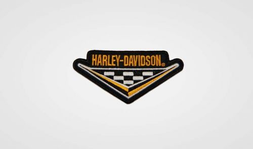 Harley-davidson "nostalgia chrecker tri" patch/emblem 8013172-