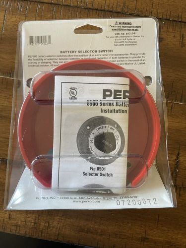 Perko 8501DP Battery Selector Switch *NEW In PKG* Marine UL Tested Two Batteries, US $42.99, image 2