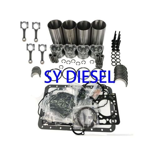 Overhaul rebuild kit &amp; connecting rods for kubota v1903 v1903b v1903-b engine