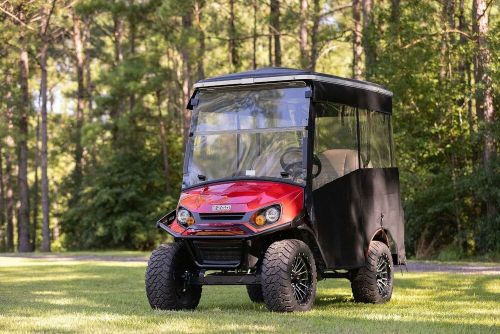 Red Dot White Vinyl Golf Cart Enclosure for EZGO Express S4 Elite with 80" Top, US $819.95, image 3