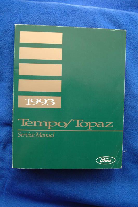 1993 ford tempo - topaz service manual