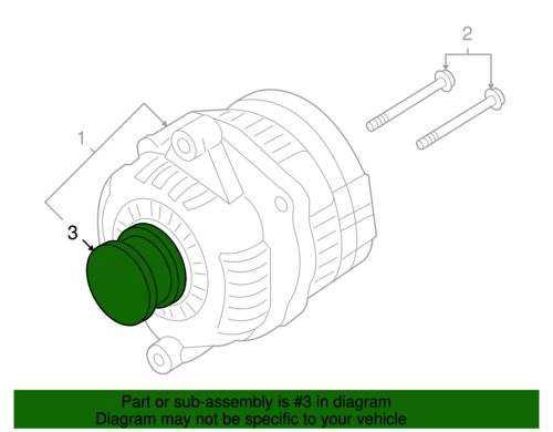 Genuine GM Alternator Pulley 93744996, US $37.18, image 5