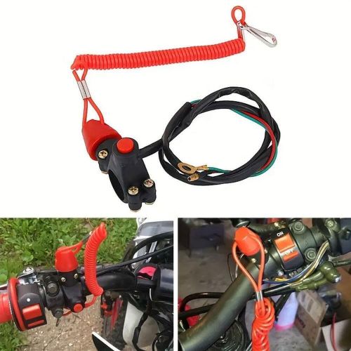 ATV/Motorcycle Emergency Stop Switch with Tether Lanyard D9C4, C $6.00, image 7