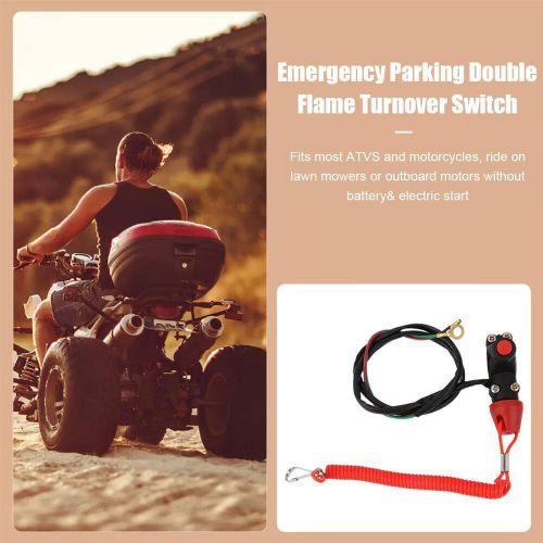 ATV/Motorcycle Emergency Stop Switch with Tether Lanyard D9C4, C $6.00, image 12