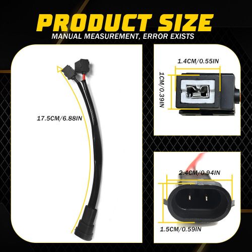 US Conversion Wire H11 to H1 Light Fog Conversion Wire Pigtail Harness Extension, US $12.49, image 6