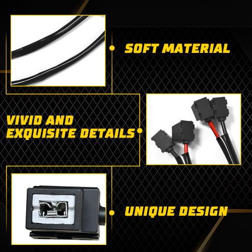 US Conversion Wire H11 to H1 Light Fog Conversion Wire Pigtail Harness Extension, US $12.49, image 7