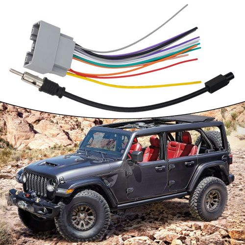 Radio Wire Harness Radio Adapter Cable For Dodge Avenger For Jeep For Grand, US $10.40, image 7