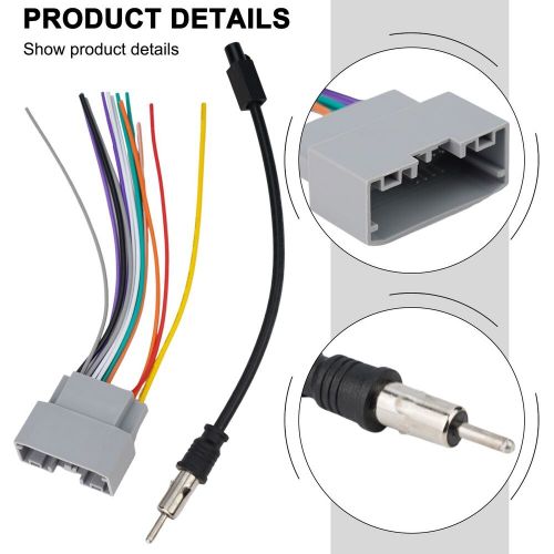 Radio Wire Harness Radio Adapter Cable For Dodge Avenger For Jeep For Grand, US $10.40, image 8