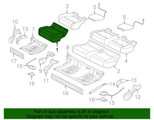 Genuine Ford Cushion Cover JL3Z-1663804-FB, US $290.91, image 4