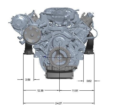 BHS5192 Hooker BlackHeart LT Swap Exhaust Manifolds - Rear Dump - Natural Cast, US $299.99, image 6