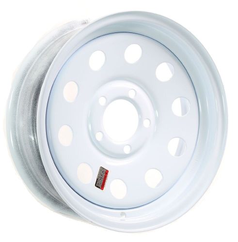 Trailer Wheel Rim 15X5 5-4.5 White Modular 2150 Lb. 3.19 Center Bore, US $63.97, image 4